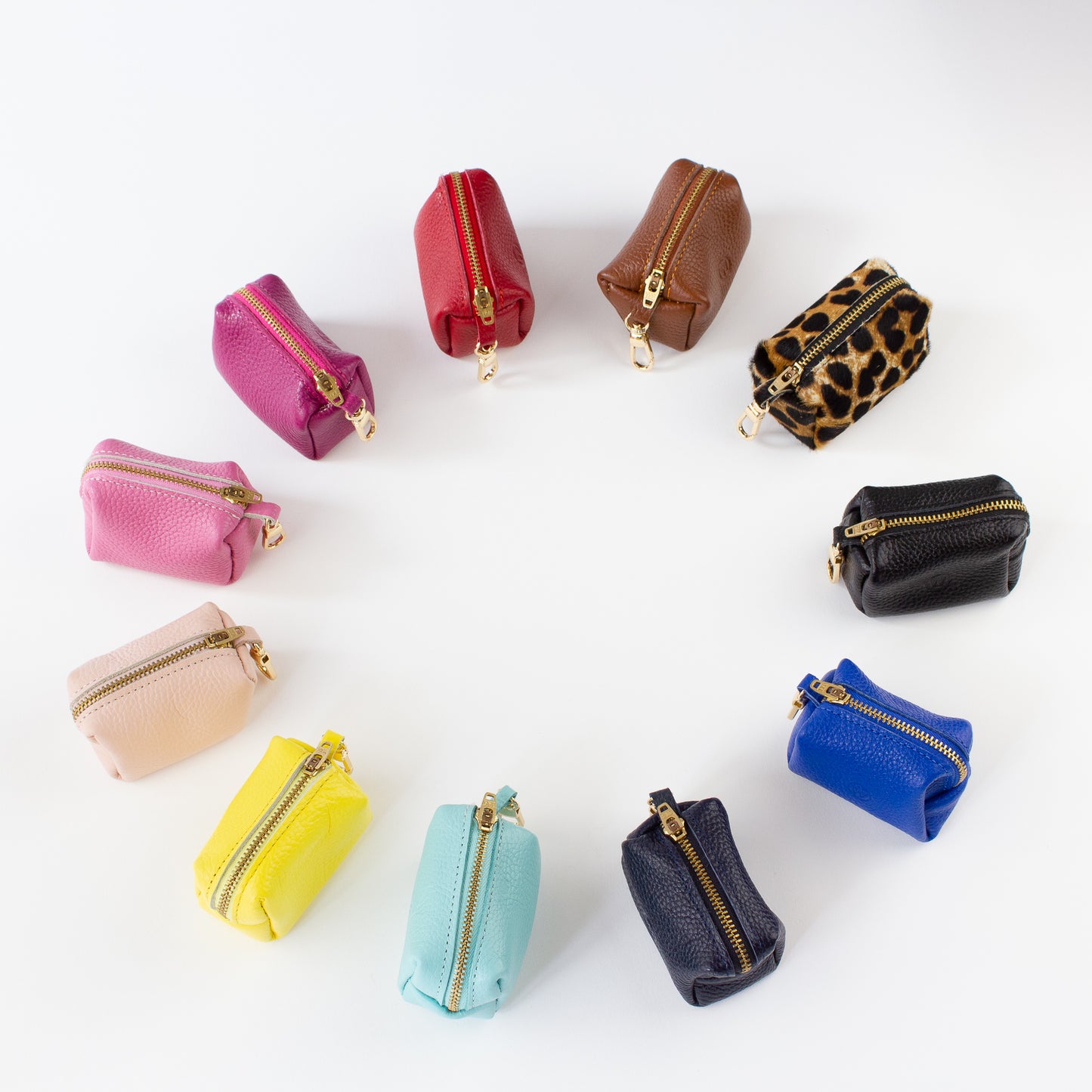 Leather poo bag Willow Walks