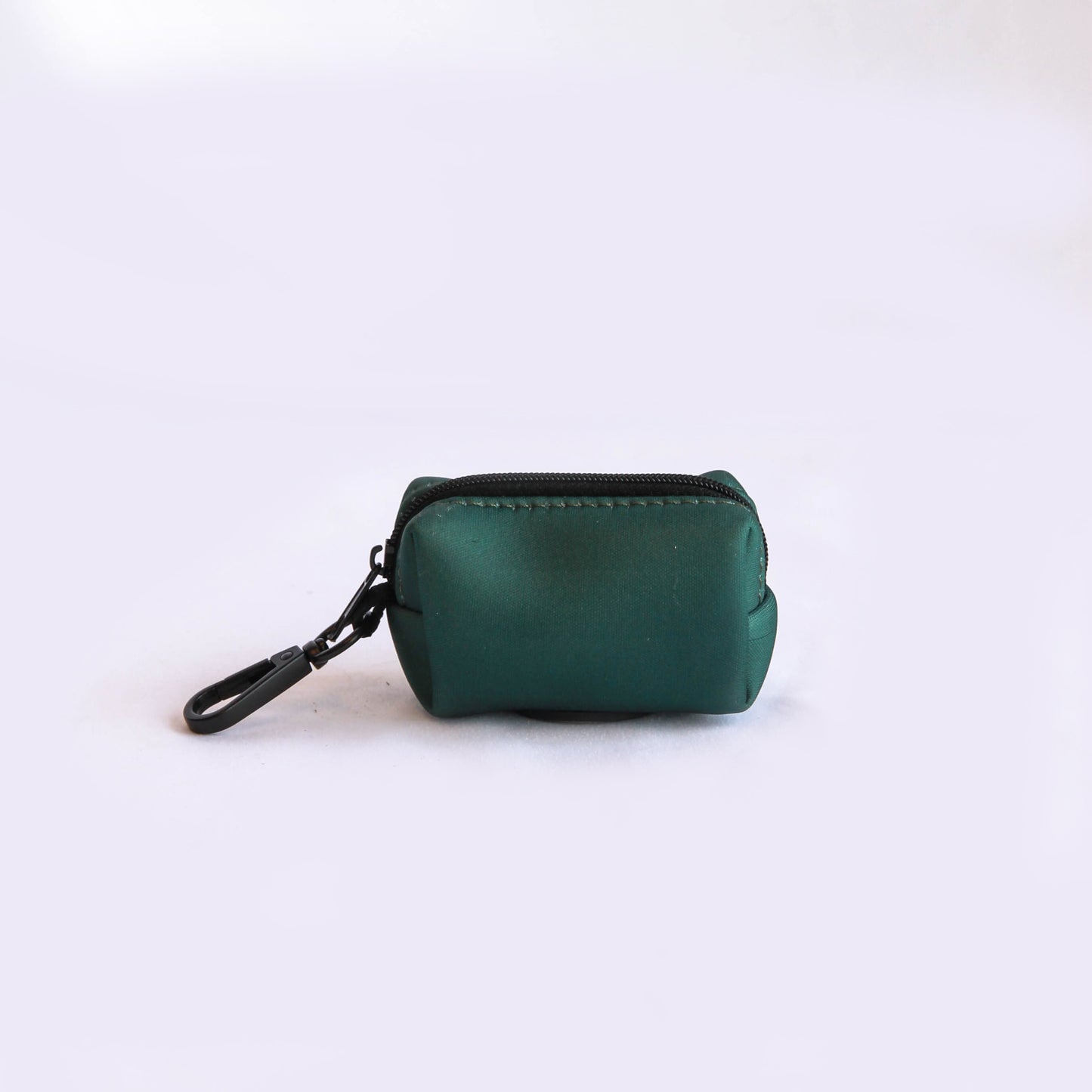 Willow Walks fabric poo bag in dark green